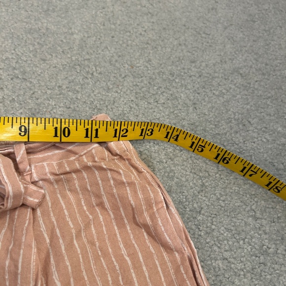 Sienna Sky Coral with White Stripes Shorts Size S - Picture 3 of 6